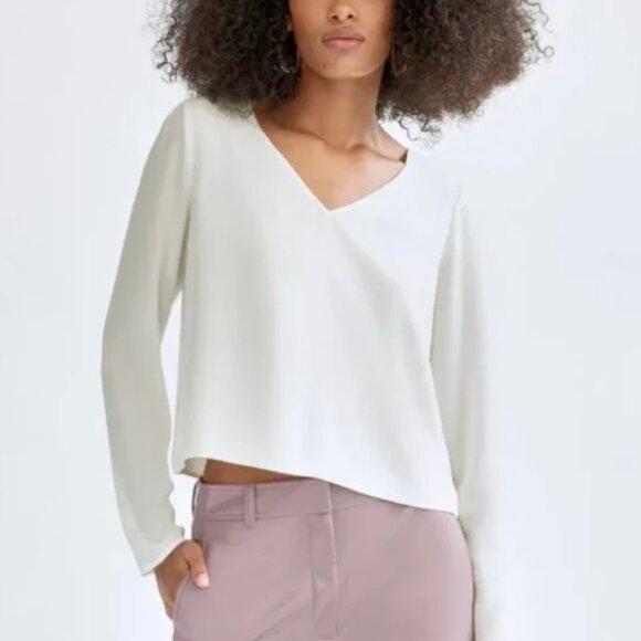 Aritzia Babaton Murphy Long Sleeve Blouse Size XS - Picture 1 of 4